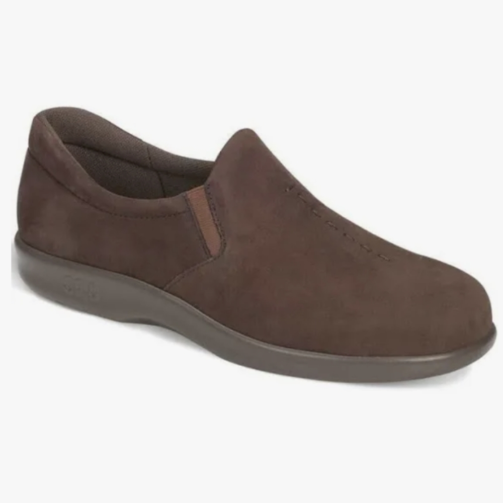 SAS Viva Slip On Loafer Brown Suede Women's 9N